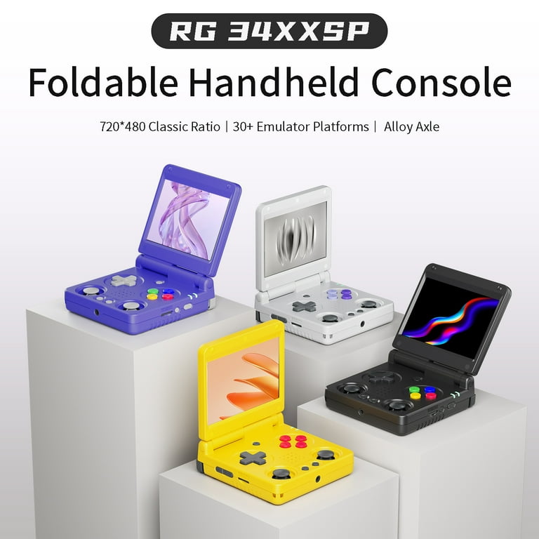 RG34XXSP Handheld Game Console,3300 mAh Battey,3.4 inch Screen