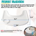 thumbnail image 2 of Funda de asiento de bebé LuqiBabe para Stokke Tripp Trapp, color blanco, 2 of 6