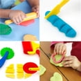 thumbnail image 5 of Playdough Tools Juego de 20 herramientas de plastilina para niños, cortadores y rodillos de plastilina de varias formas, color aleatorio, 5 of 5