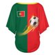 thumbnail image 5 of Women's Football Graphic T-Shirt, Soccer Fans V-Neck Short Sleeve T-Shirt with Print, Soft Lightweight Soccer Apparel Shows Player Number for Soccer Tournament 2026 Red Size: L, 5 of 5