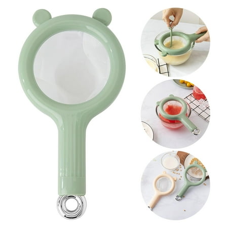 

KKCXFJX Soy Milk Filter Kitchen Slag Filter Mesh Screen Mesh Filter Spoon Baby Broken Wall Juicer Juice Filter Artifact