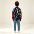 thumbnail image 6 of LTTVQM Halloween Sweatshirt for Boys Girls Cute Ghost Pumpkin Pattern Half Zip Stand Collar Cable Knit Long Sleeve Pullover Casual Warm Comfortable Outdoor Holiday Party Sweater Multicolor 11-12 Year, 6 of 6