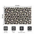 thumbnail image 5 of Black Daisy Flower Pattern Door Rugs,Washable Non Slip Door Mats Indoor,Decorative Door Mats,Entry Mat Indoor for Entrance,Bedroom,Kitchen,Bathroom,20"x32", 5 of 6