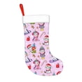 thumbnail image 2 of Haiem Christmas Unicorns Pattern Christmas Stockings, Personalized 18 Inches Knit Christmas Stockings Xmas Hanging Stockings for Family Christmas Decorations, 2 of 7