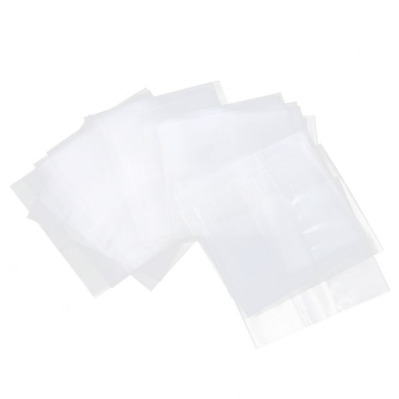 GOOHOCHY 500 Pcs Heat Shrink Film for Small Dropper Bottles Clear Shrink Wrap Plastic 1.57 x 1.38 x 0.04 In