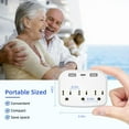 thumbnail image 7 of BOHASHIN Power Strip with USB Ports,Cruise Essentials,Power Strip with 3 Outlets and 3 USB Ports(1 USB C), Non Surge Protector for Cruise Ship, Travel, Home Office, ETL Listed, 7 of 7