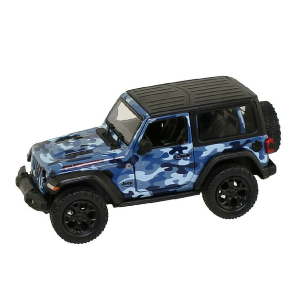 Ri Novelty Pull Back Die Cast Metal Vehicle 2018 Jeep Wrangler Blue Camo 5 Inch 1 34 Scale Com - 2018 Jeep Wrangler Camo Seat Covers