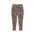 thumbnail image 3 of Womens Summer High Waisted Printing Capris Matching Slim Fitting Yoga Gym Pants, 3 of 8