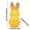 Yellow, variant on Easter Hollowed-Out Bunny Lamp – Festive Bunny Night Light Decor for Home Table Party Bedroom and Spring Holiday Decoration