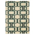 thumbnail image 2 of Roma Bridle Grey Turquoise 8x10 Geometric Pattern Decorative Accent Rug, 2 of 3