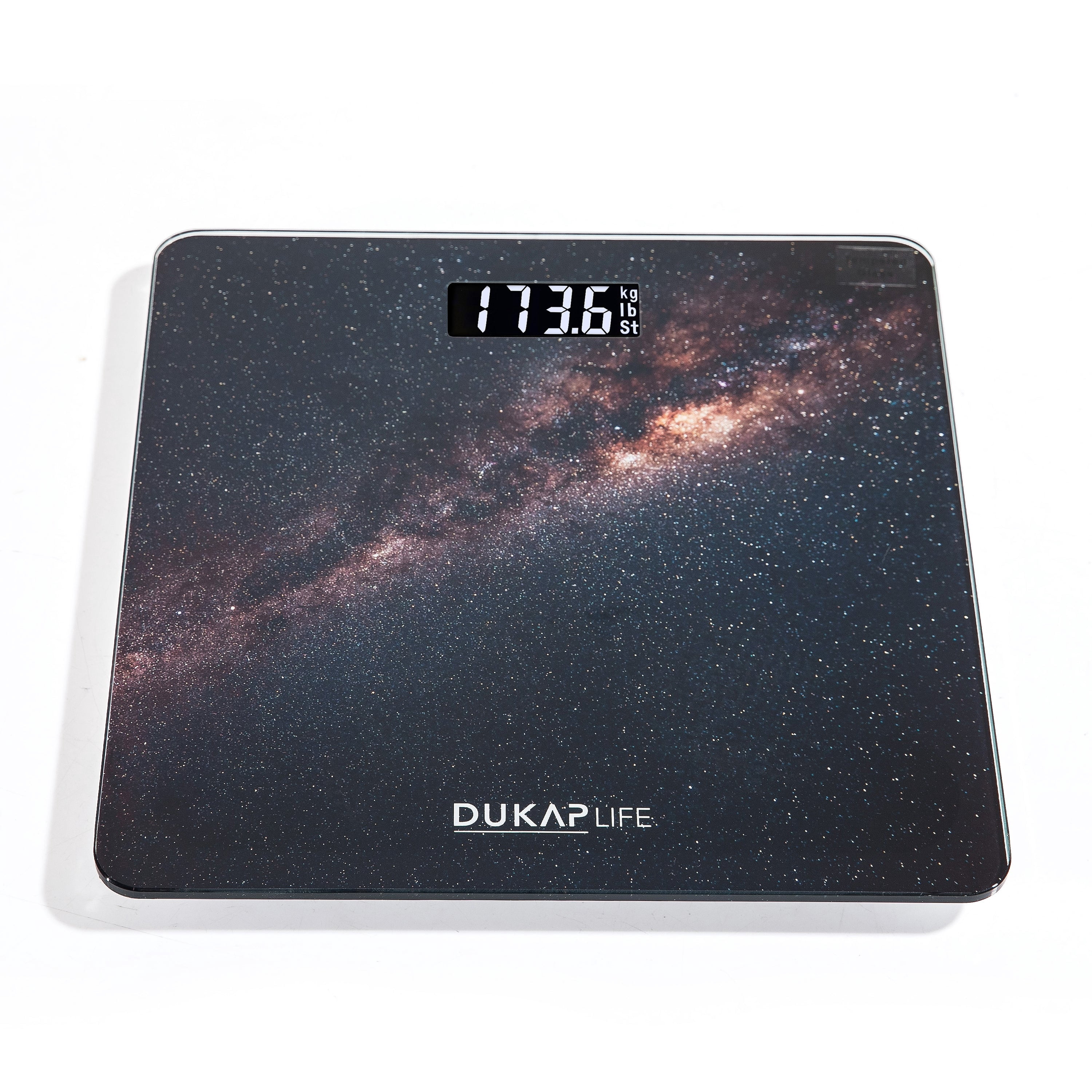 DUKAP LIFE Unique Digital Bathroom Body Weight Scale with LCD Screen Display - SPACE design