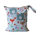 thumbnail image 2 of Bolsa de pañales con botón a presión y doble cremallera, bolsa impermeable, bolsa de pañales con botón a presión, bolsa impermeable, 2 of 6