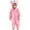 Pink, variant on dazeni Toddler Kids Halloween Romper Dress up Flannel Snowsuit Soft Plush Fleece Cute Cartoon Tiger Onesie Hooded Pajamas for Boys Girls Christmas Gifts Pink 70