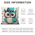 thumbnail image 5 of COMIO  Cut owl Pillows，owl Pillow Covers，owl Gifts for Women，Owls Decor owl Pillow Covers Decor for livingroom Bedroom, 5 of 5