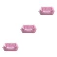 thumbnail image 3 of fastboy Dog Kennel Raised Rim For Optimal Head And Neck Support Washable Dog Bed pink S 3Set, 3 of 6