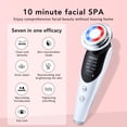 thumbnail image 6 of Facial Massager Beauty Device, Electric Face Lifting, Skin Rejuvenation, 7 in 1 Skin Care Tool with 3 LED Light, 3 Vibration & Massage for Anti-Aging, Deep Cleansing, Skin Tightening, Skin Refreshing, 6 of 9
