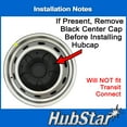 thumbnail image 4 of HubStar Hubcap Ford Transit 150, 250, and 350 Van, 2015-2024, Premium Replacement 16-inch (Gloss Black, 1 Piece), 4 of 7