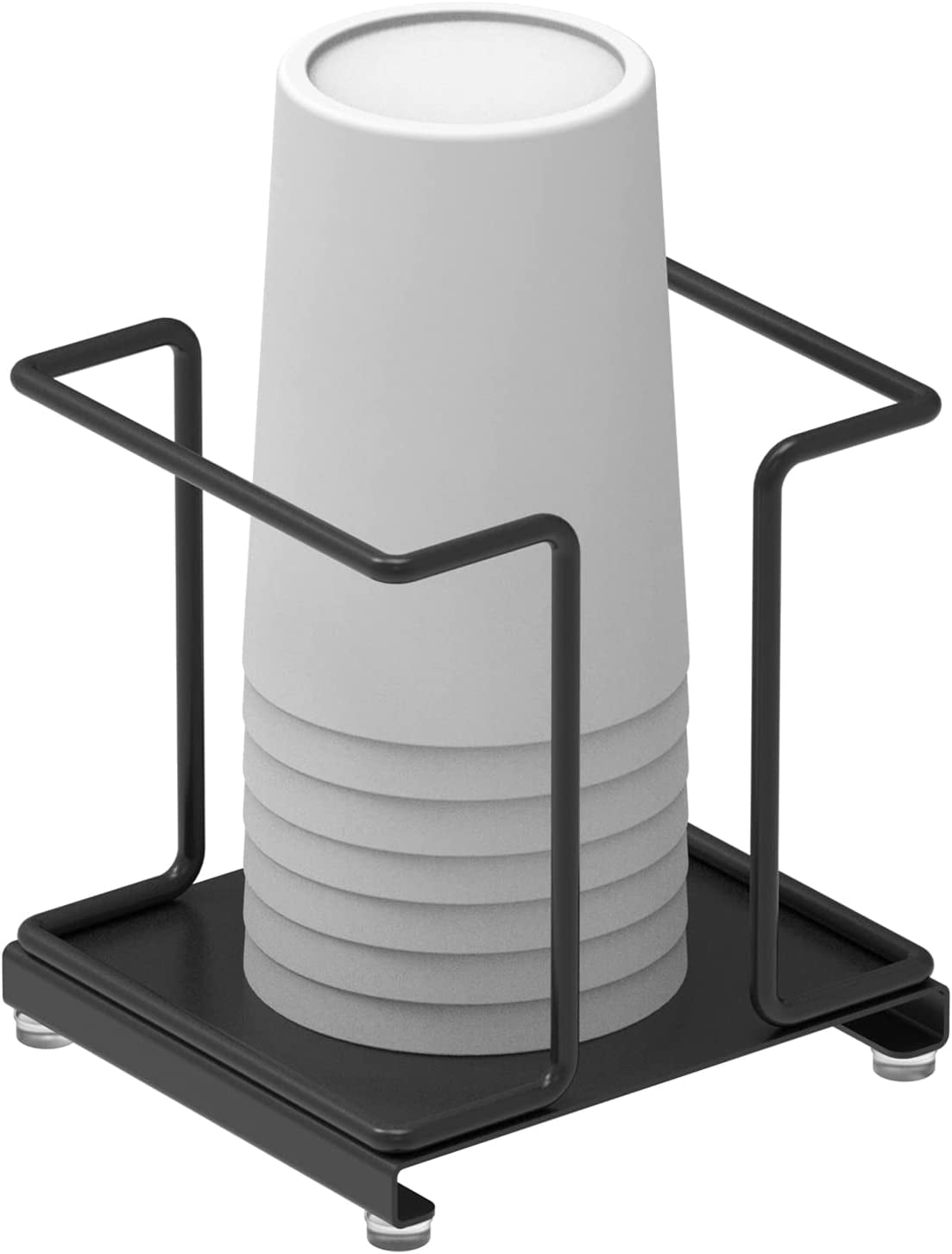 DODAMOUR Metal Cup Dispenser, Disposable Paper Cup Holder, Countertop