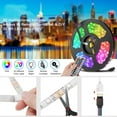 thumbnail image 5 of 65.6FT/20M LED Strip Lights, Waterproof RGB LED Light Strip LED Strip,3528SMD Color Changing LED Strip Light 44 Key Remote Controller LED Lights for Bedroom Home Party, 5 of 9