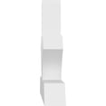 thumbnail image 3 of 72"W x 21"H x 4"D x 4"F, 7/12 Pitch, Richland Architectural Grade PVC Gable Bracket, 3 of 8