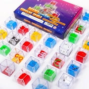 YUNAFFT Mini Cube Puzzle Box Set, Brain Game Maze Puzzle Box 3D Three-Dimensional Ball Maze Funny and Cool Brain Teasers