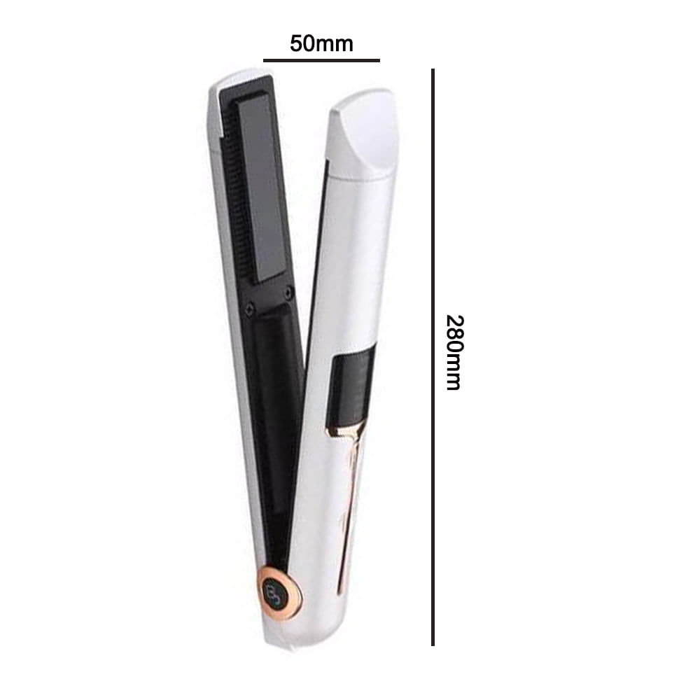 1 pcs Hair Straightener Professional Flat Iron for Hair Straightening Curling Rechargeable Travel Cordless Hair Straightener and Curler
