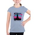 thumbnail image 2 of Officially Licensed Nasa Retro Neon Rocket Launch Design Youth's T-shirt, 2 of 3