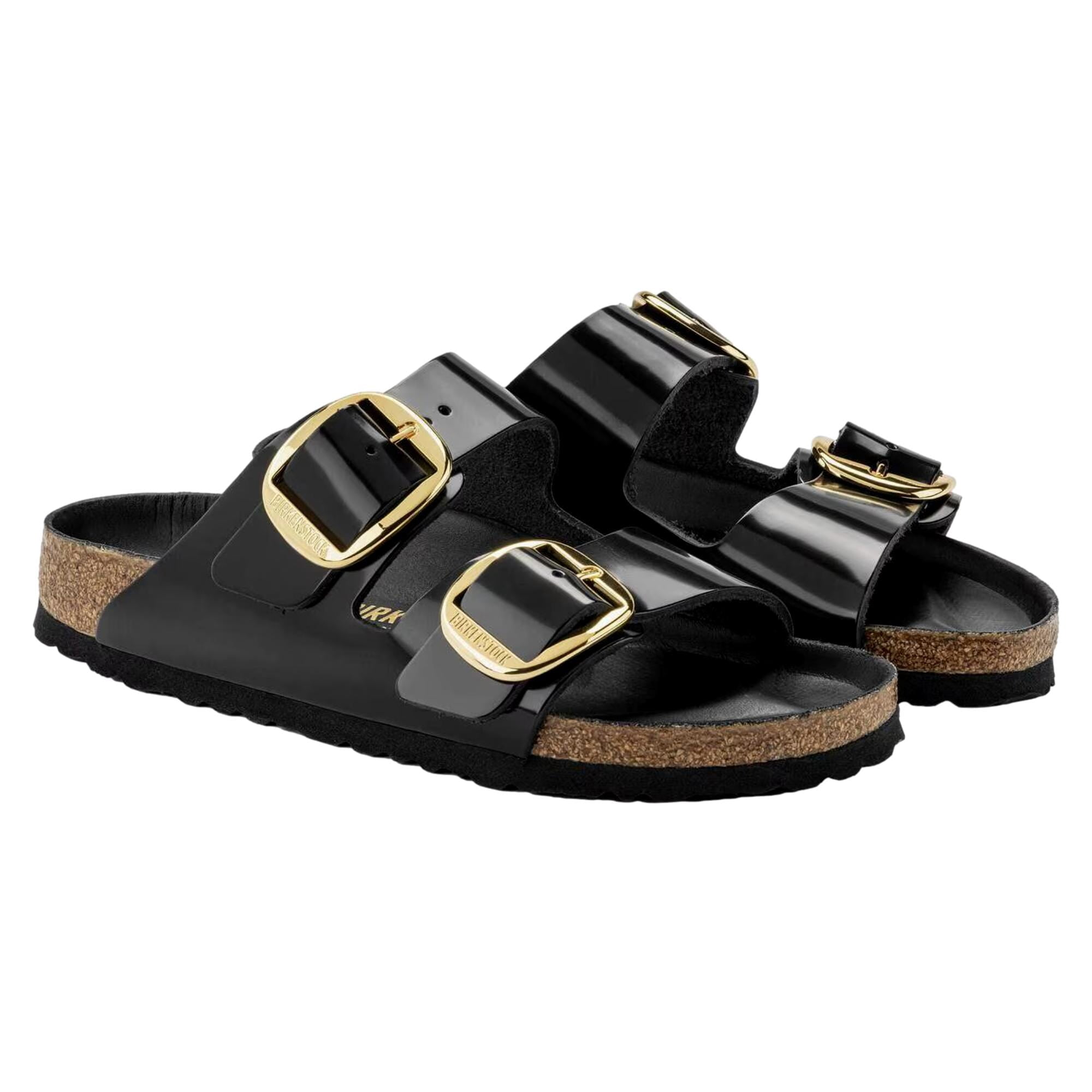 Birkenstock Arizona Big Buckle High-Shine Black  1027840 Women's Size 42