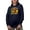 Navy, variant on The Ultimate Taco Tuesday - Taco Lover Quote, Black Hooded Sweatshirt or Hoodie, Small