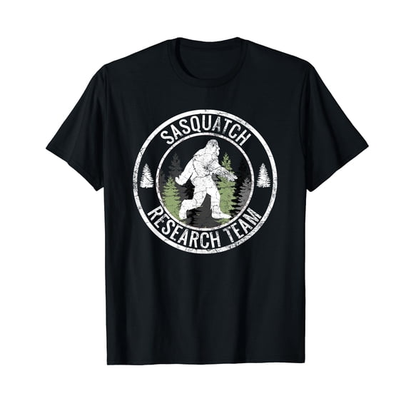 SASQUATCH RESEARCH TEAM Bigfoot T Shirt Funny Novelty Gift T-Shirt