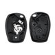 thumbnail image 4 of Worallymy Car Start Ignition 2 botones Key Shell Case Cubierta de plástico Accesorio automotriz para Renault Clio Worallymy JD720446613, 4 of 7