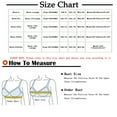 thumbnail image 3 of PATLOLLAV Summer Womens Plus Size Wire Free Comfortable Print Push Up Hollow Out Bra Underwear, 3 of 6