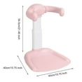 thumbnail image 3 of Trendix Adjustable Baby Shower Stand, Shower Support for Baby Standing Adjustable Height Collapsible Baby Shower Rack with Shower Head Holder (Pink), 3 of 7