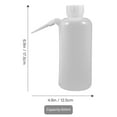 thumbnail image 2 of NIYANGLE Squeeze Bottles Condiments Salad Sauce Dispenser White Plastic 5Pcs, 2 of 8
