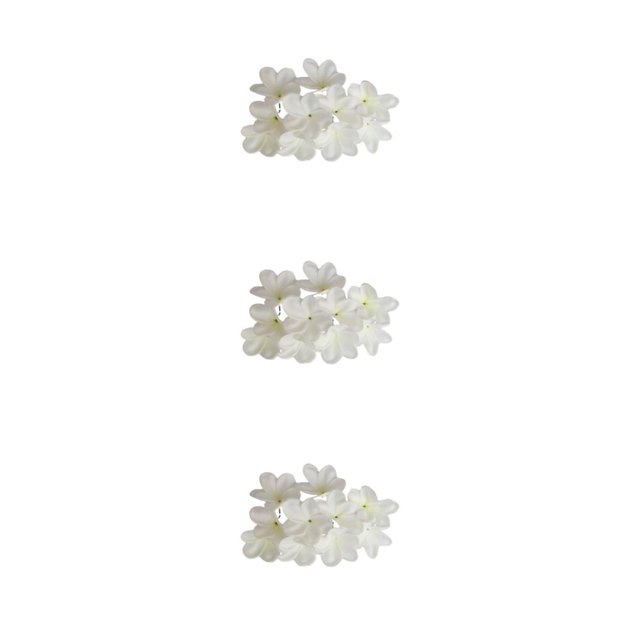 Yuarrent 10x decoración de fiesta flores artificiales para ambiente festivo decoración de boda de amplia aplicación blanco Type1 NO1