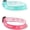 Mint Pink WWJD 2 Set, variant on Highs and Lows Bracelets Christian Gifts WWJD Letter Matching Couples Protection Braided Rope Inspirational Religious Christian Wristband Handmade Friendship Bracelet Gift for Women Men
