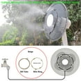 Outdoor Fan Kit For A Cool Patio Water Spray Tube For Cooling Outdoor