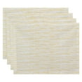 thumbnail image 4 of Simply Daisy 18" x 14" Rolling Waves Geometric Print Placemat, Set of 4, 4 of 5