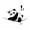 B, variant on Orangide Cute Panda Window Clings Adhesive Wall Stickers Removable Glass Door Decals for Home Shop Window or Mall Display Decoration