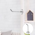 thumbnail image 1 of PAMINGONO 1Set Simple Silver Stainless Steel Wall Hook Compact Design for Organized Wall Storage, 1 of 8
