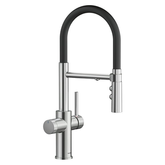 Catris Flexo Filter-Ready Semi-Pro Pull-Down Dual-Spray Kitchen Faucet - PVD Steel