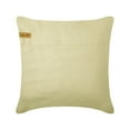 thumbnail image 3 of The HomeCentric Throw Pillow Cover, Pillow Covers Pack of 2, 18x18 inch (45x45 cm) Cream, Handmade Faux Suede Square Pillow Covers, Pintucks Solid Color Pillows Cover, Solid - Cream No Limits No Lines, 3 of 3