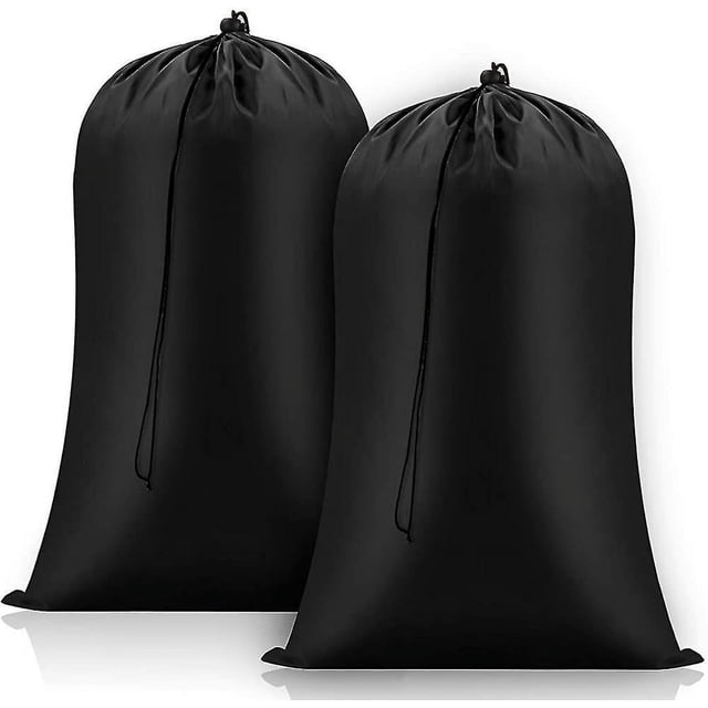 Bolsas de lavandería resistentes extra grandes, 28 x 43 pulgadas, paquete de 2 ropa sucia XL