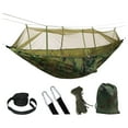 thumbnail image 3 of Hamaca para acampar, columpio, cama, accesorios portátiles, cama para dormir resistente, hamaca para 2 personas para viajes en la playa al aire libre multi, 3 of 8