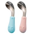 thumbnail image 1 of Miangastore Spoon Curved Handle 2Pcs 4.5X1.2X1.2In, 1 of 8