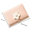 thumbnail image 2 of BESTYASH Cartera De Cuero Rosa Con De Para Guardar Monedas Y Tarjetas Estilo, 2 of 7