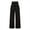 Black, variant on Women's High Waist Wide Leg Pants Business Work Office Casual Flared Palazzo Long Pants Belted Trousers M Black