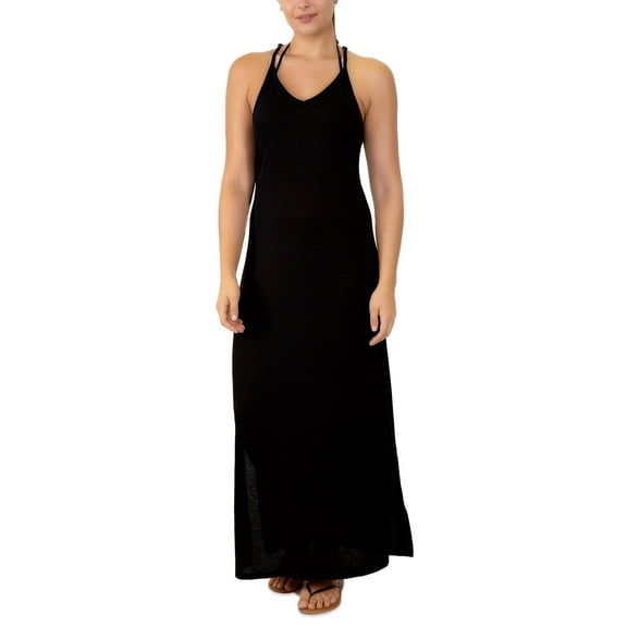 Miken Juniors’ Racerback Maxi Cover-Up, Small, Black