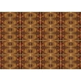 thumbnail image 1 of Ahgly Tapis Rectangulaire Orange Lavable en Machine, 2 Pieds x 3 Pieds, 1 of 7