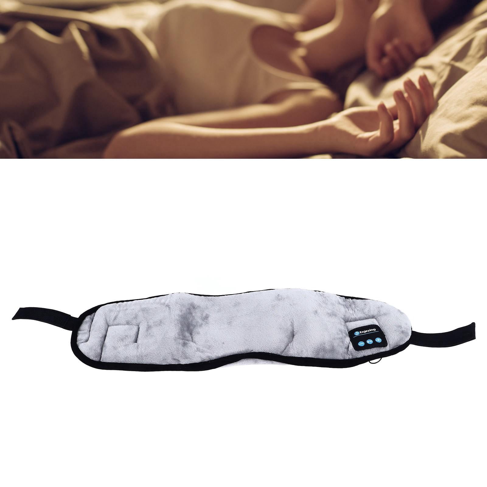 YAHHU Bluetooth Sleep Eye Patch – Ultra‑Soft Velvet, Wireless Music & Call Headphones for Travel, Meditation & Nighttime Use
